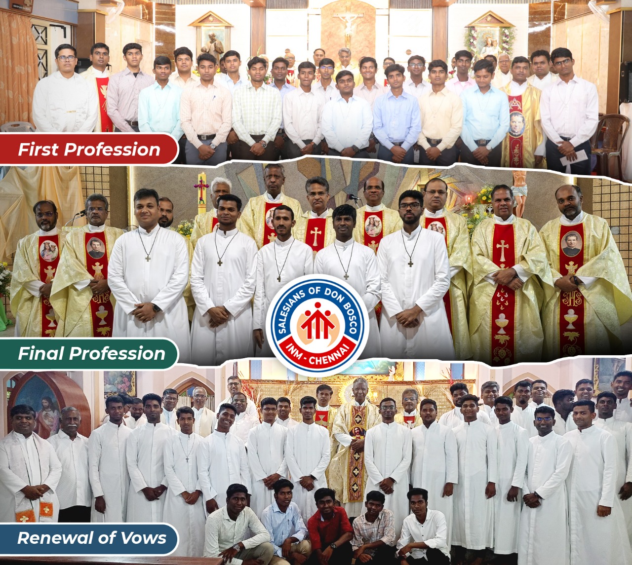 Journey of Grace and Commitment:  Celebrating the Formation Milestones of the Salesians of Don Bosco